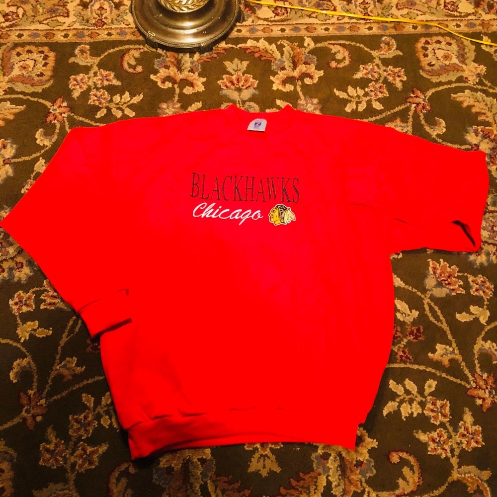 Vintage Chicago Blackhawks Sweat Shirt